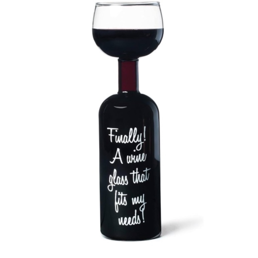 BigMouth Inc Ultimate Wine Bottle Glass, Holds Full Bottle of 750 Milliliters